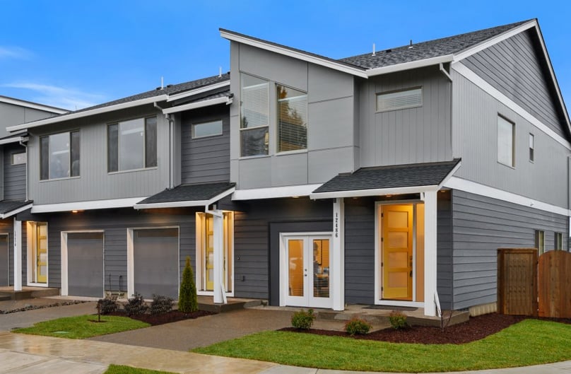 Exterior view of new home plan 1520