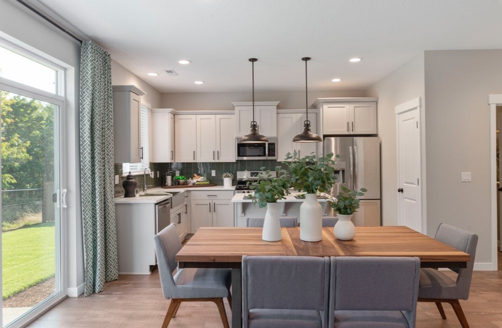 Interior of new home plan 1670