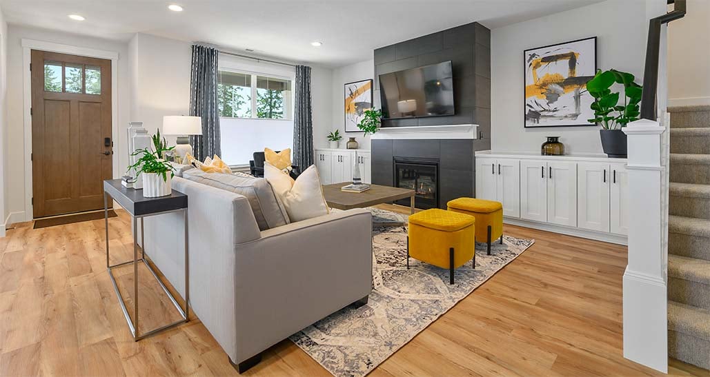 New-home-living-room-with-rug-and-furniture